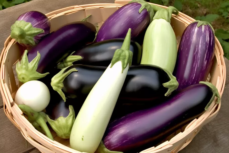 Healthy eggplants after Trichoderma harzianum treated Fusarium Wilt